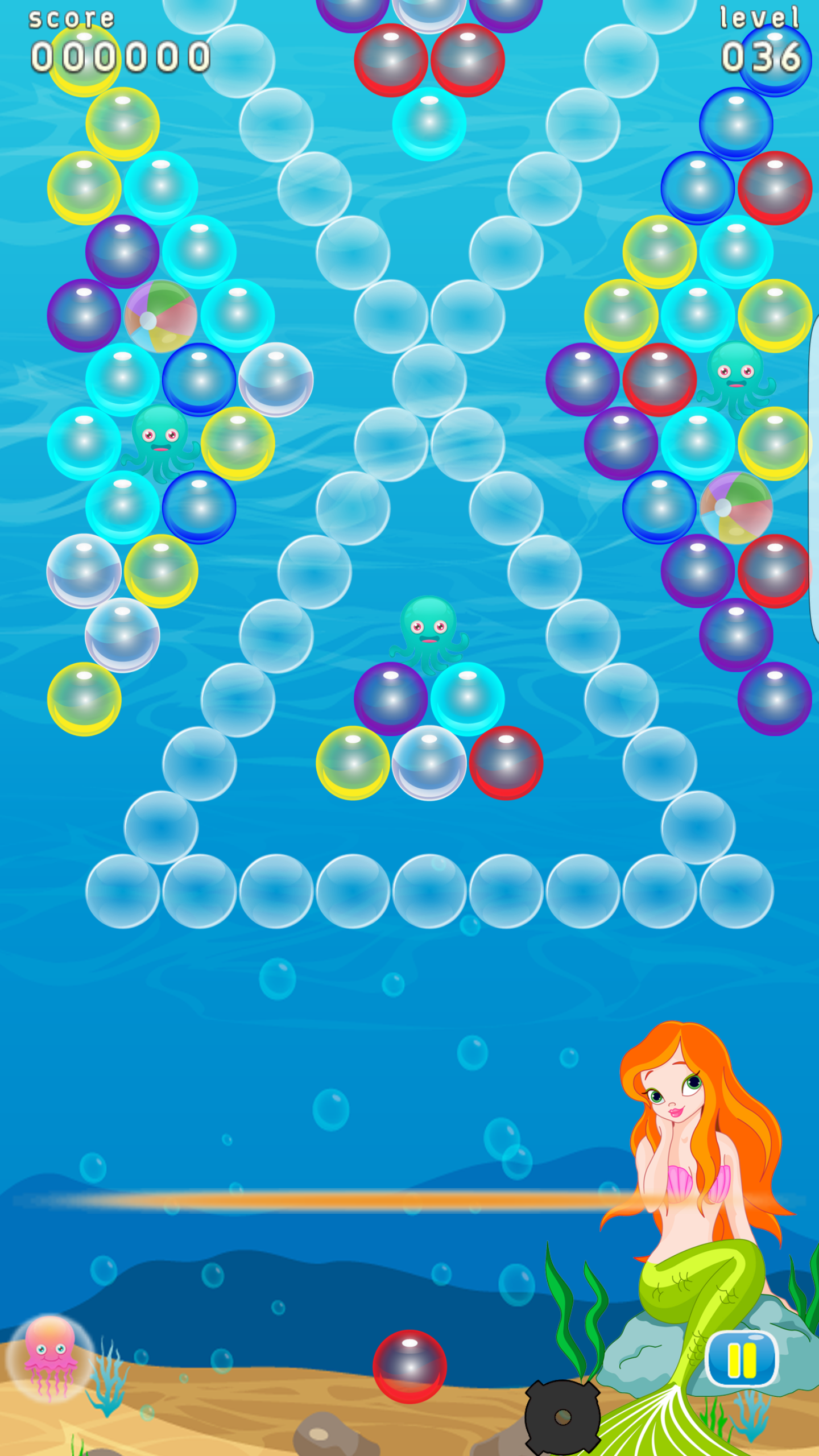 Cuplikan Layar Game Bubble Shooter - Mermaids