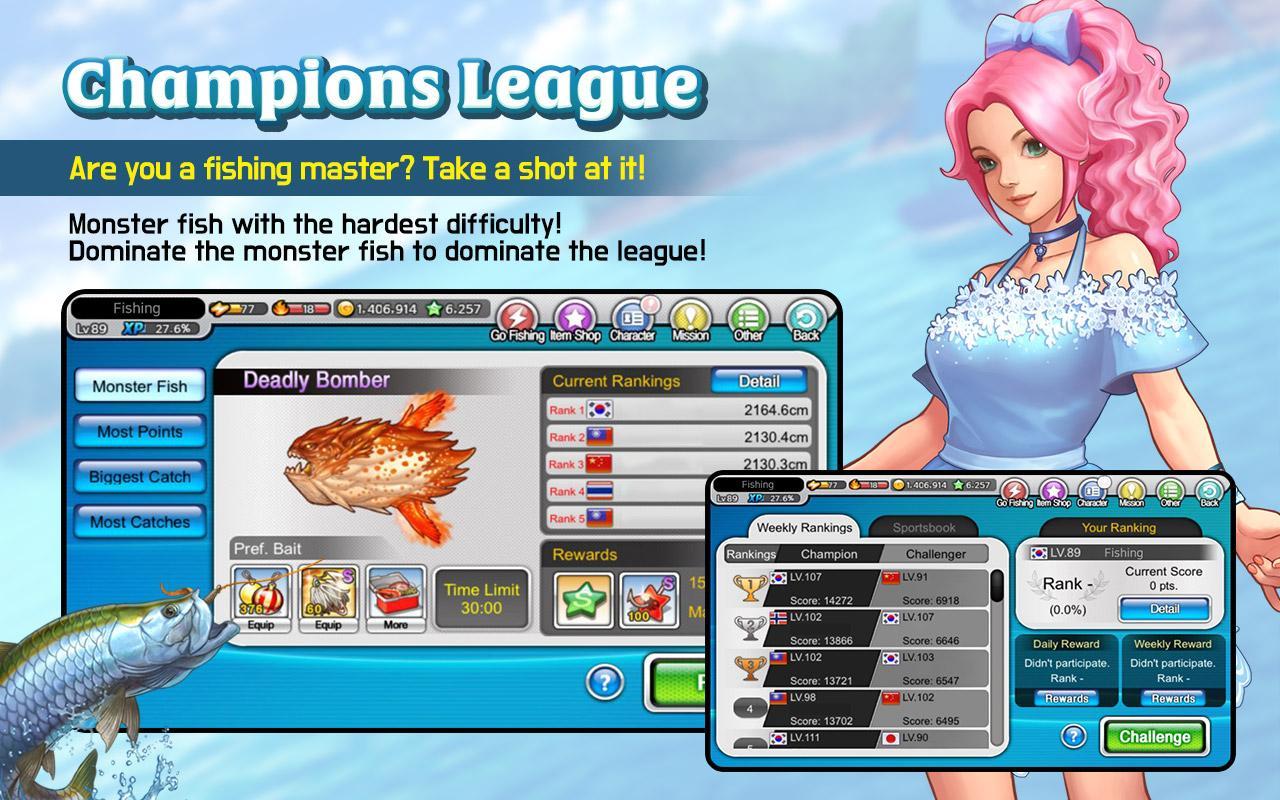 Fishing Superstars Game Screenshot