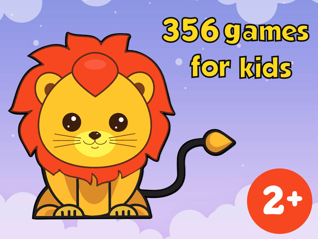 Screenshot of Kids Games, preschool puzzle coloring app for baby