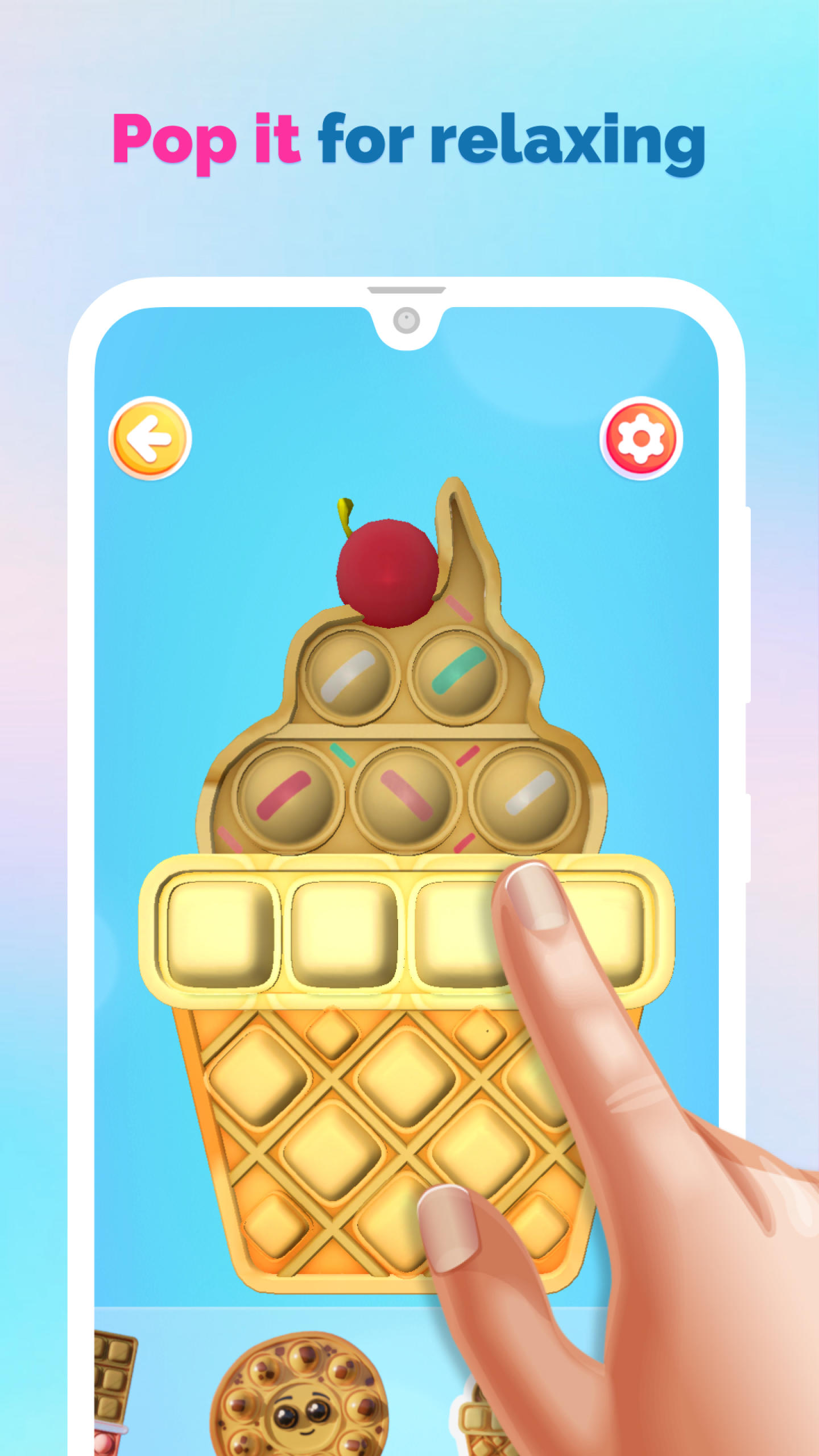 Screenshot of Bubble Ouch: Pop it Fidgets & Bubble Wrap Game