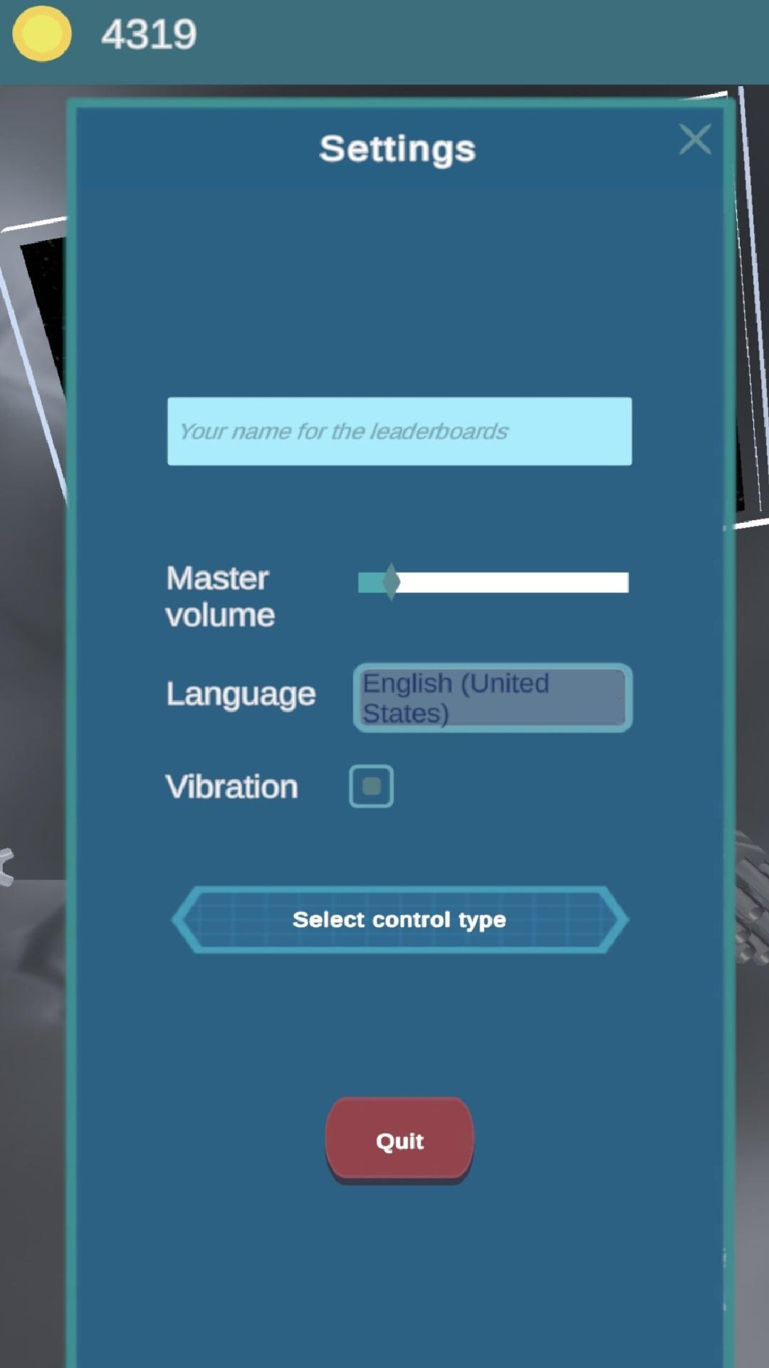 Space Escape: endless game Game Screenshot