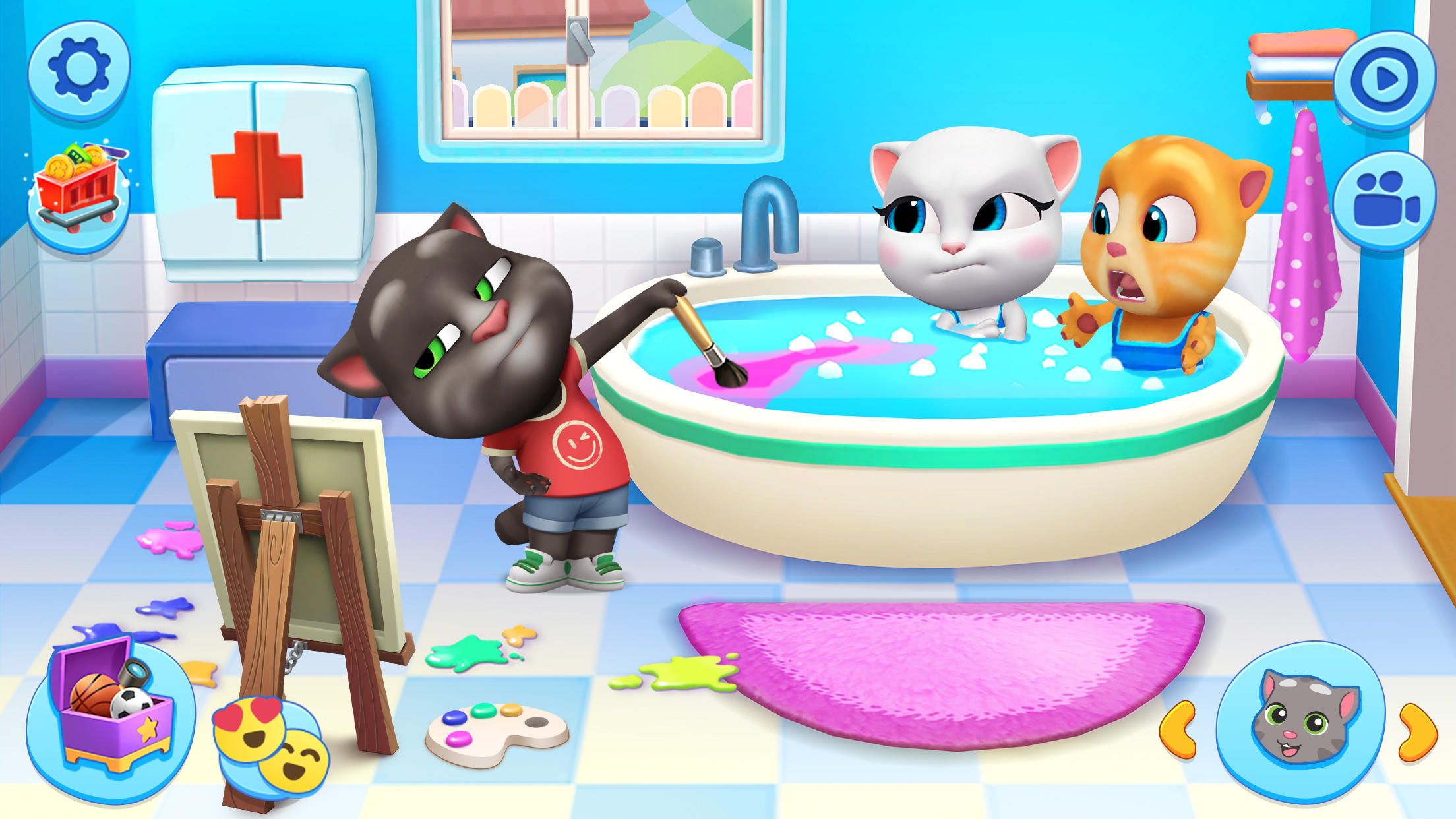 Скриншот игры 汤姆猫总动员－你的朋友们都在这！