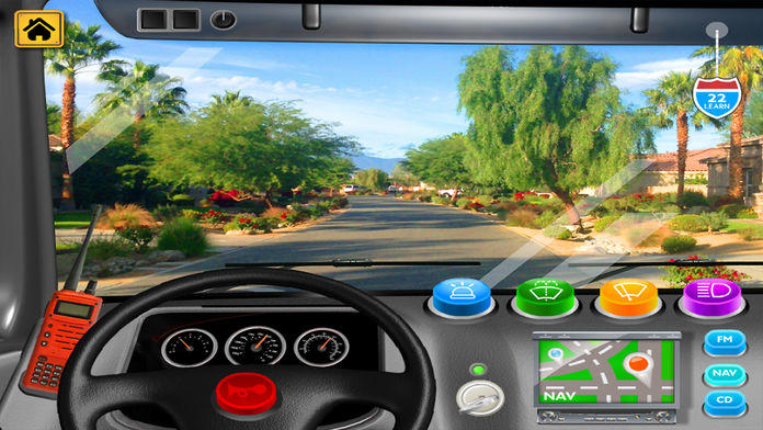 Captura de Tela do Jogo Kids Vehicles Fire Truck games