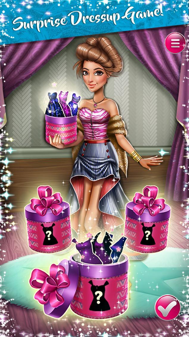 Dress up Game: Tris Runway Game Screenshot
