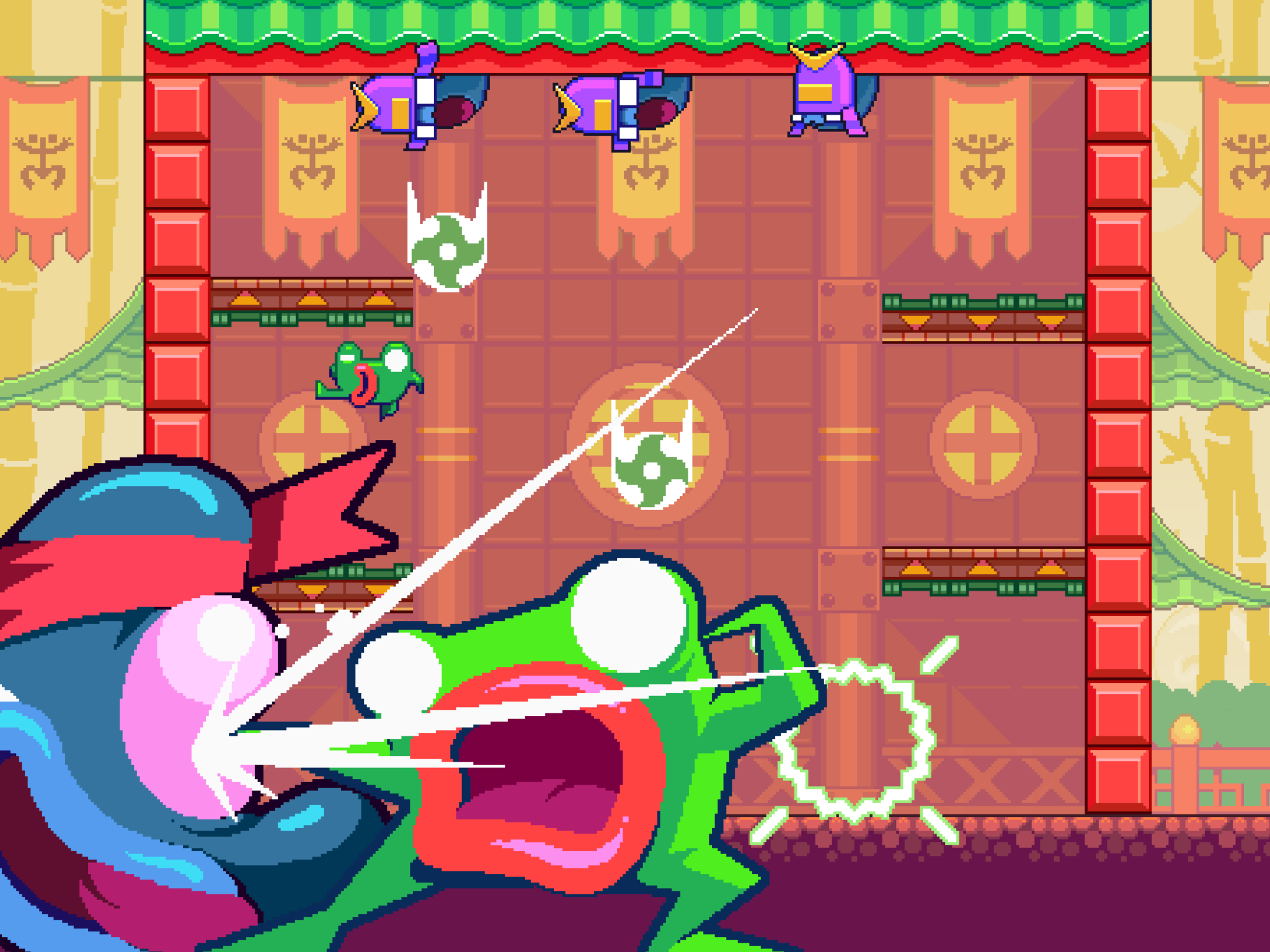 Green Ninja: Year of the Frog Game Screenshot