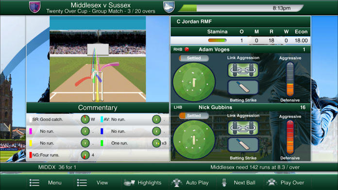 Screenshot 1 of Cricket-Kapitän 2016 