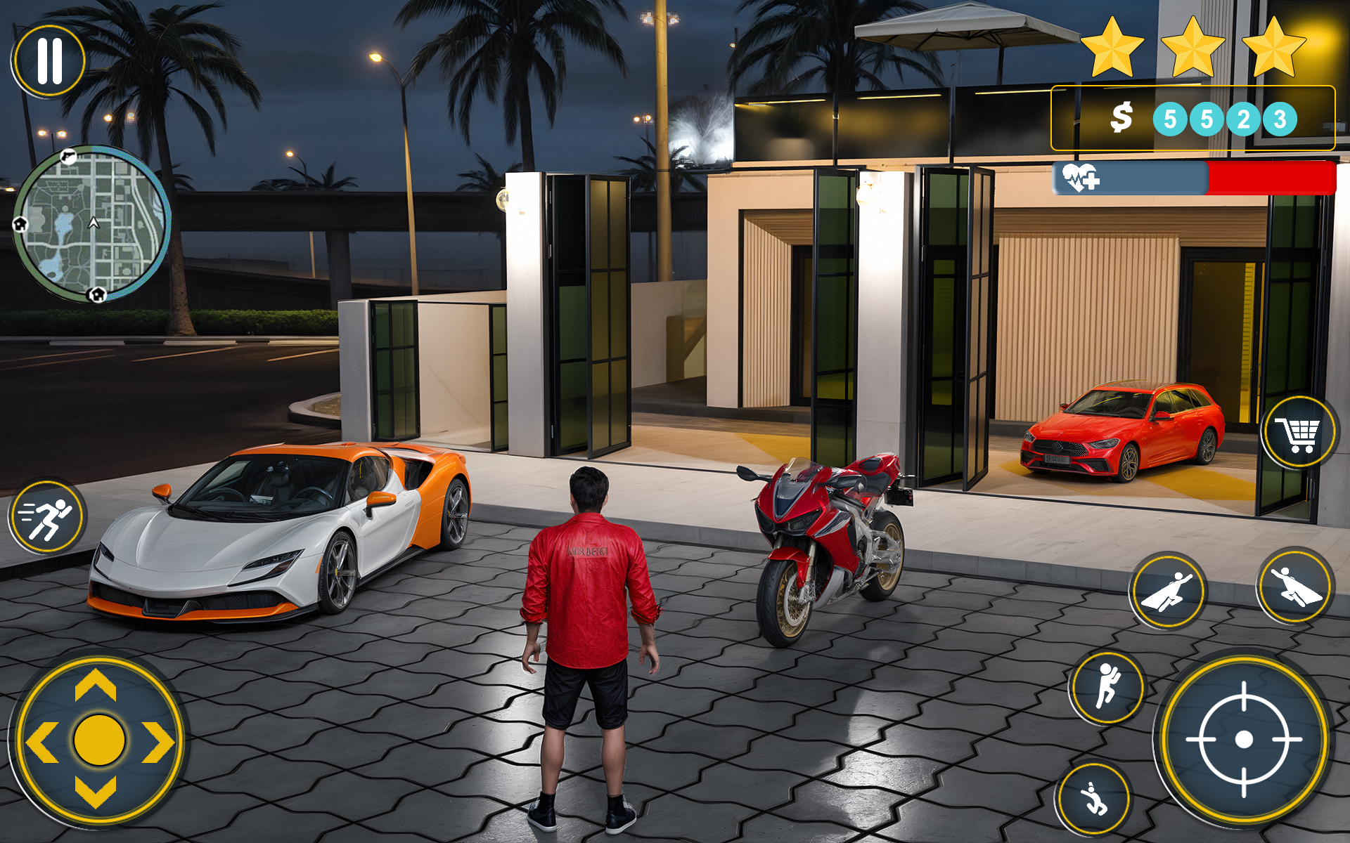 Miami Open World City Gangster Game Screenshot