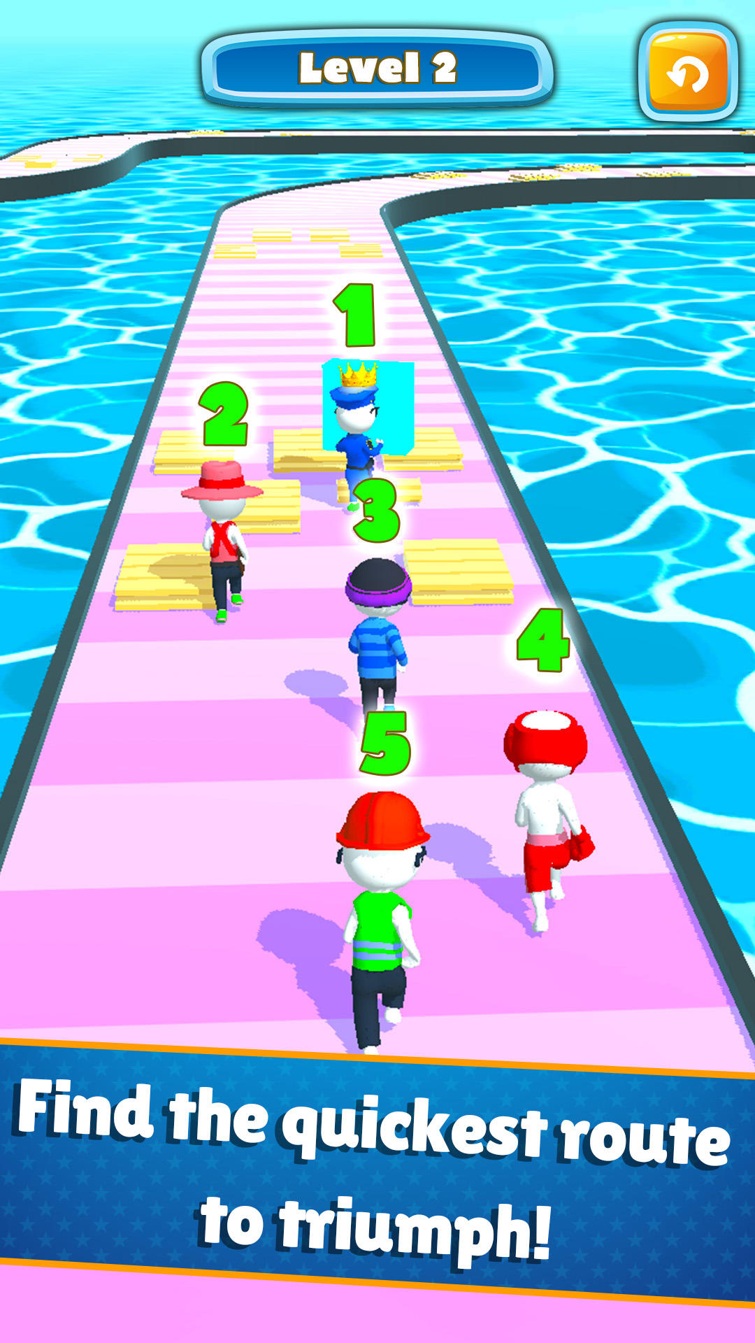 Captura de Tela do Jogo Shortcut Racing Fun Game