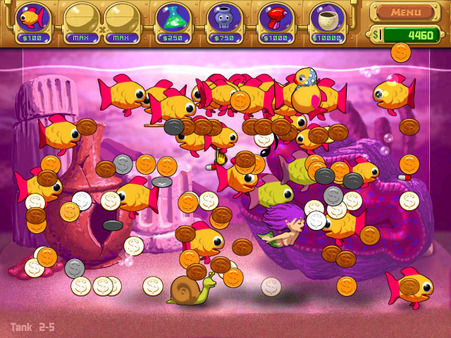Insaniquarium! Aliens in My Fish Tank screenshot game