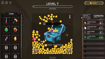 Treasure Chest Clicker Game Screenshot