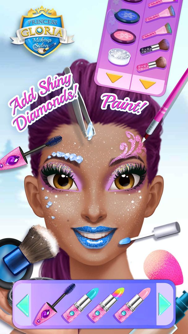 Princess Gloria Makeup Salon 게임 스크린 샷