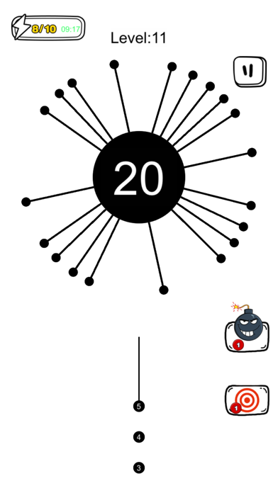 Pin Circle Crazy-Shoot Spin screenshot game