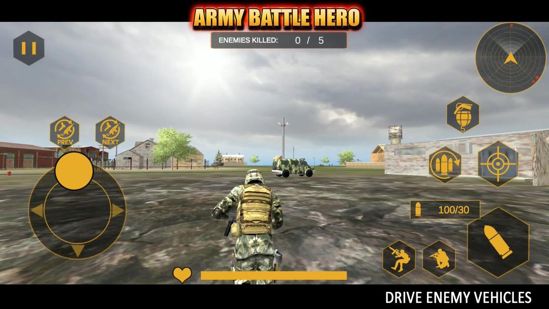 Indian Army Battle Hero : TPS Offline Shooter 게임 스크린 샷