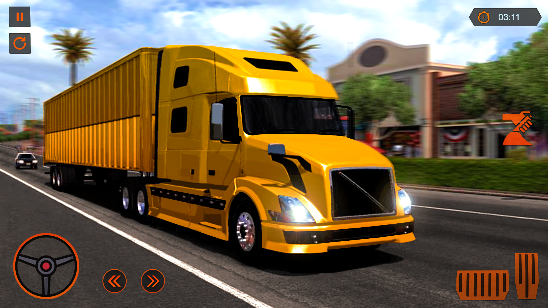 US Truck Driver Euro Truck Sim Game Screenshot