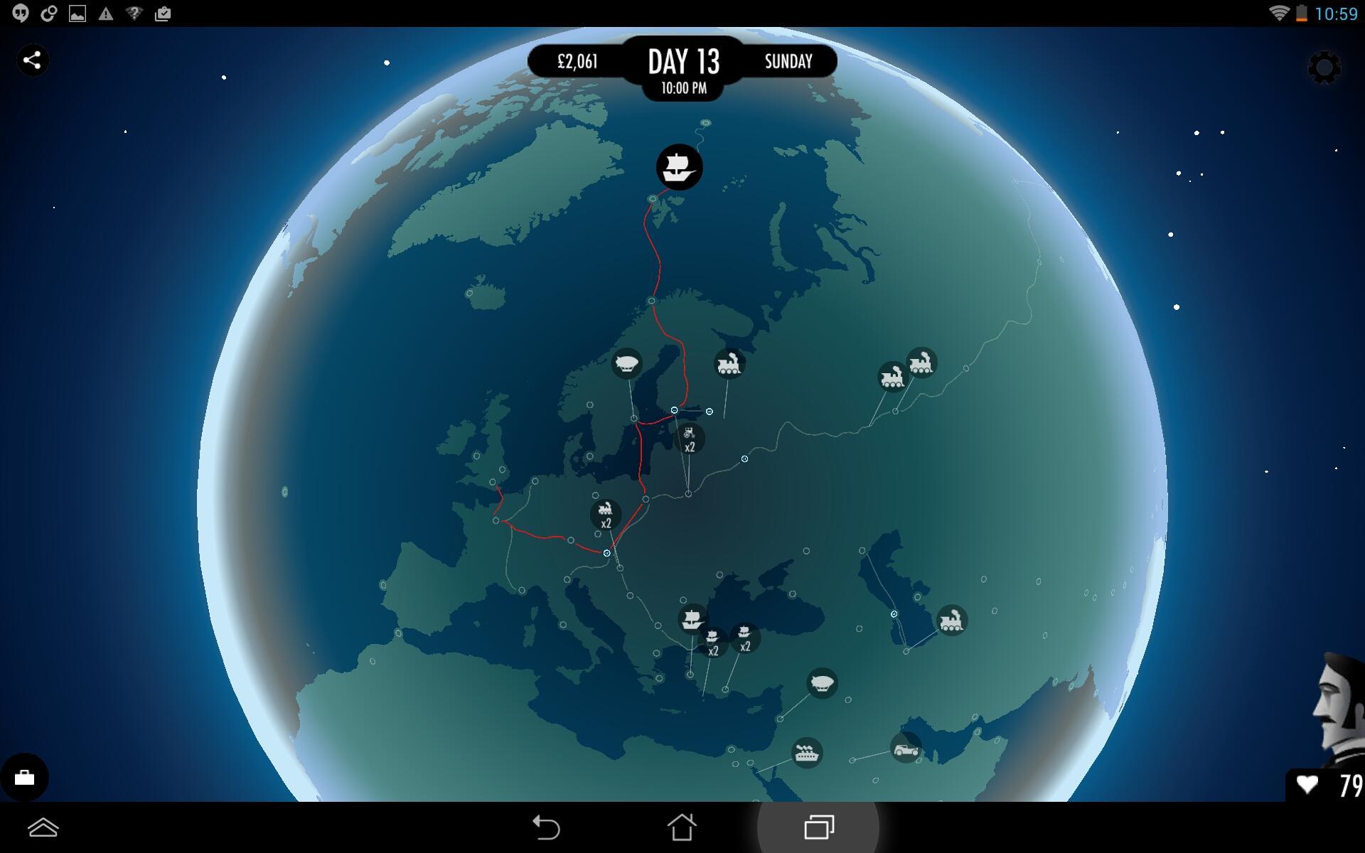 Captura de Tela do Jogo 80 Days