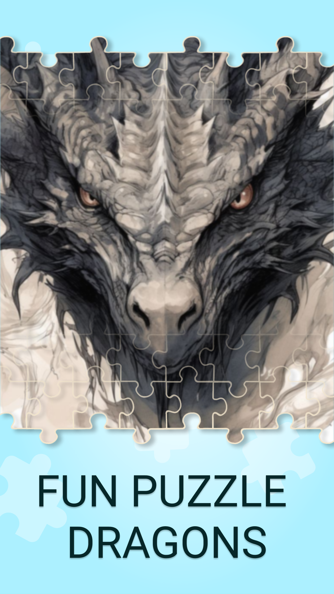 Cuplikan Layar Game Dragons Games Jigsaw Puzzles