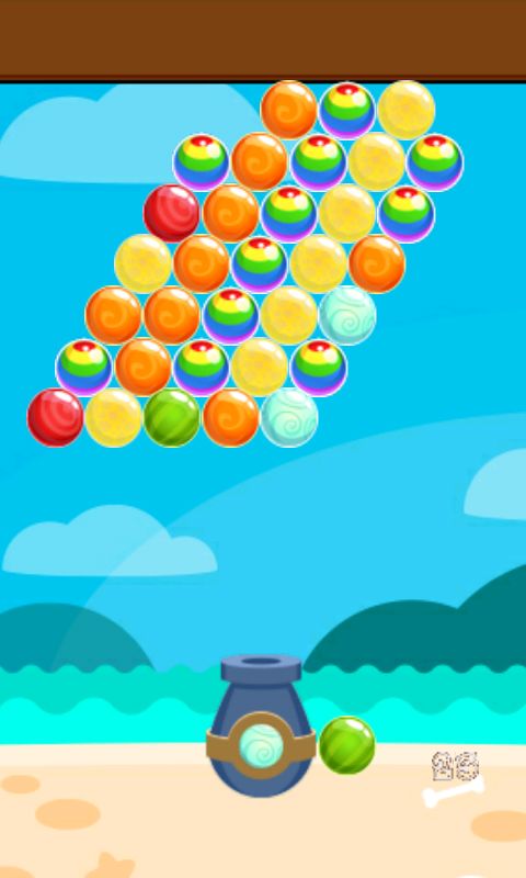Seaside Bubble Shooter screenshot game