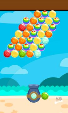 Seaside Bubble Shooter ゲームのスクリーンショット