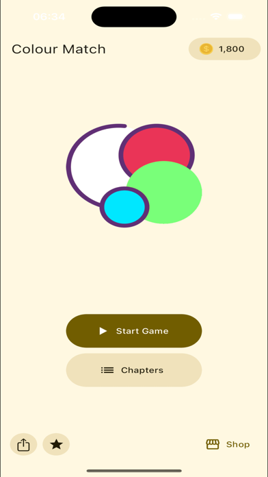 Colour Match Game Game Screenshot