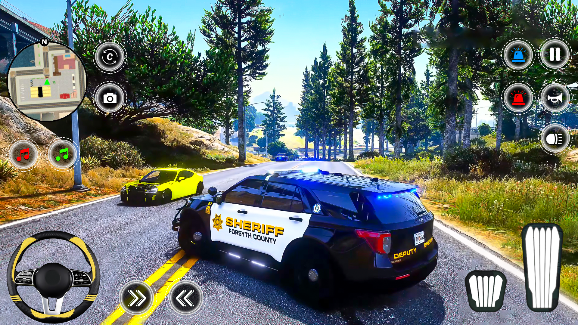 Captura de Tela do Jogo City Police Simulator Games 3d