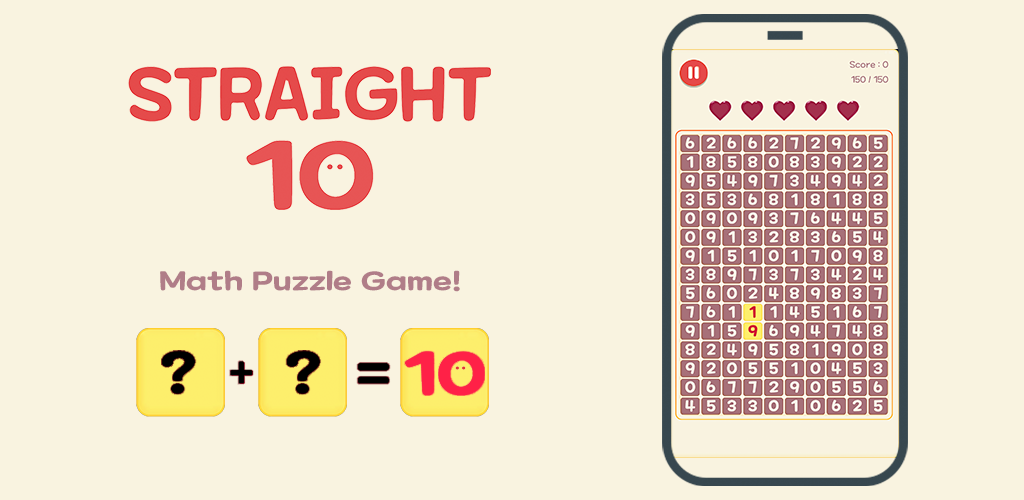 Screenshot dari video Straight10 - Math Puzzle Game