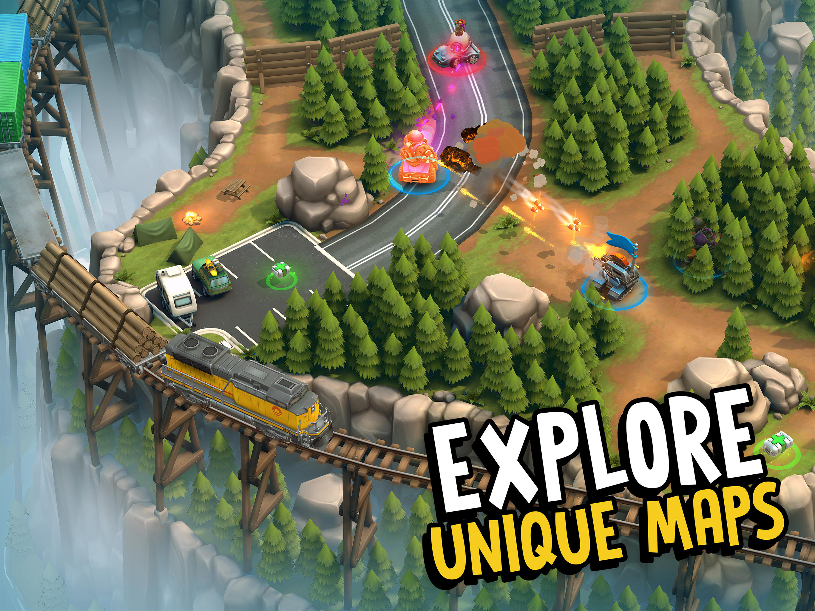 Pico Tanks: Multiplayer Mayhem Game Screenshot