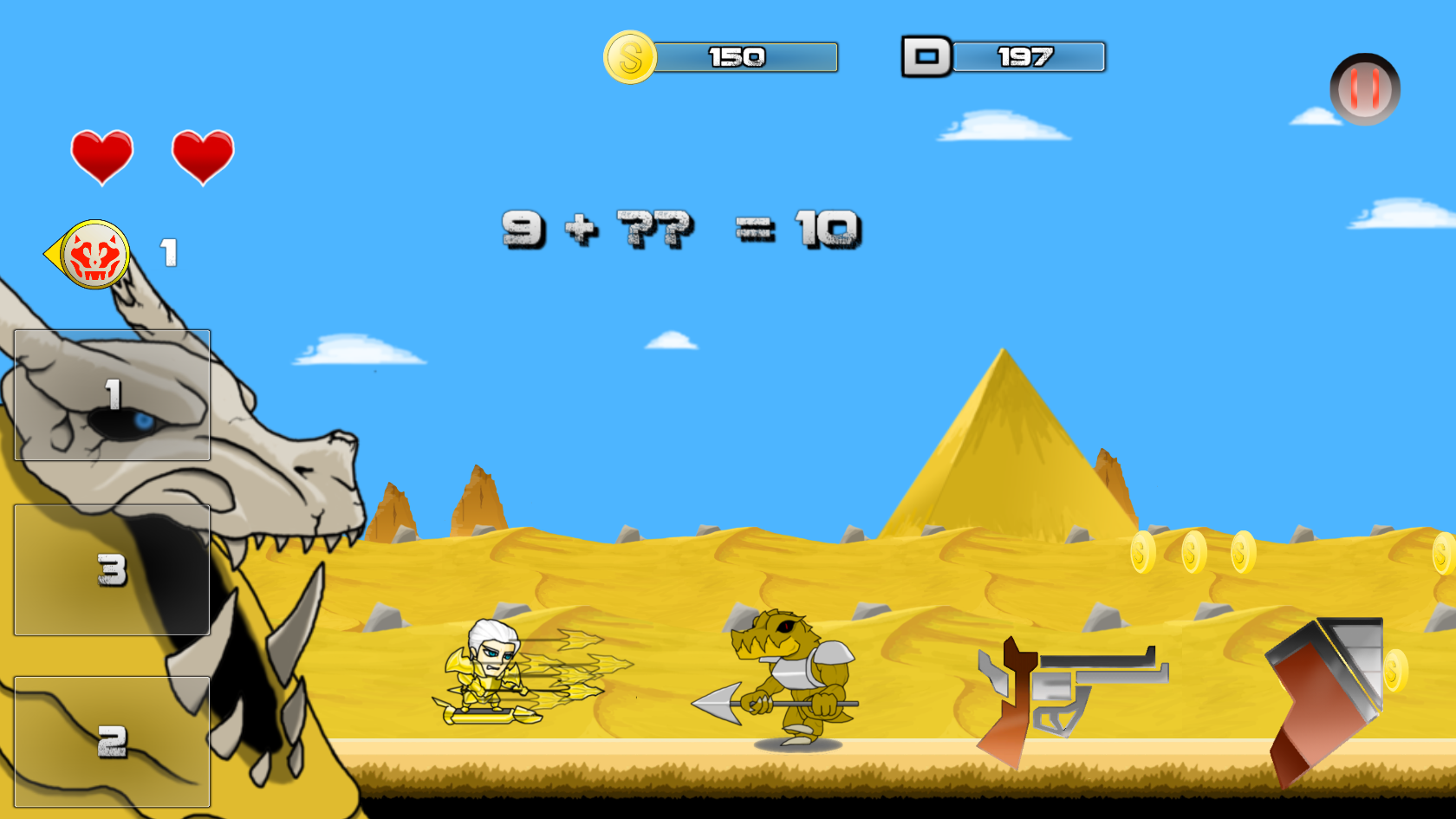 MathsJump screenshot game