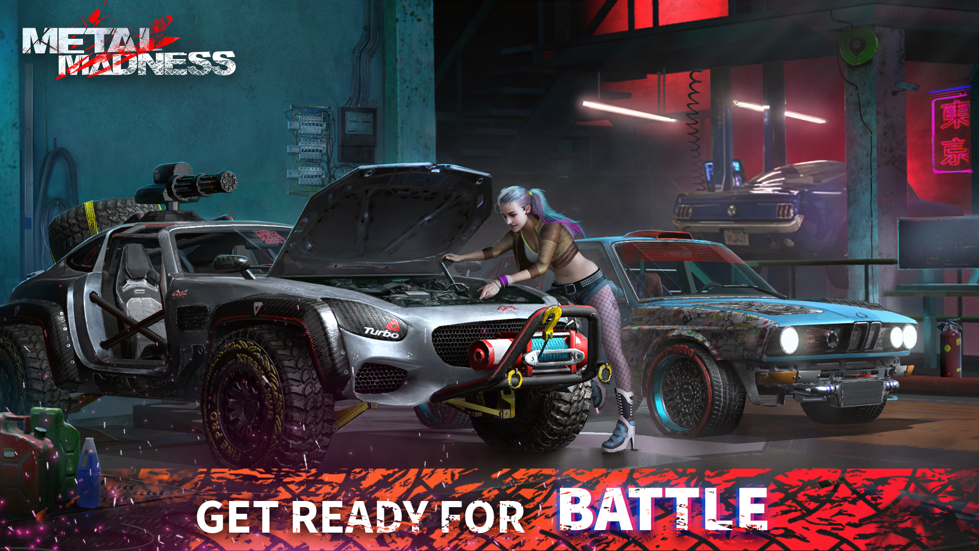 METAL MADNESS PvP: Car Shooter Game Screenshot