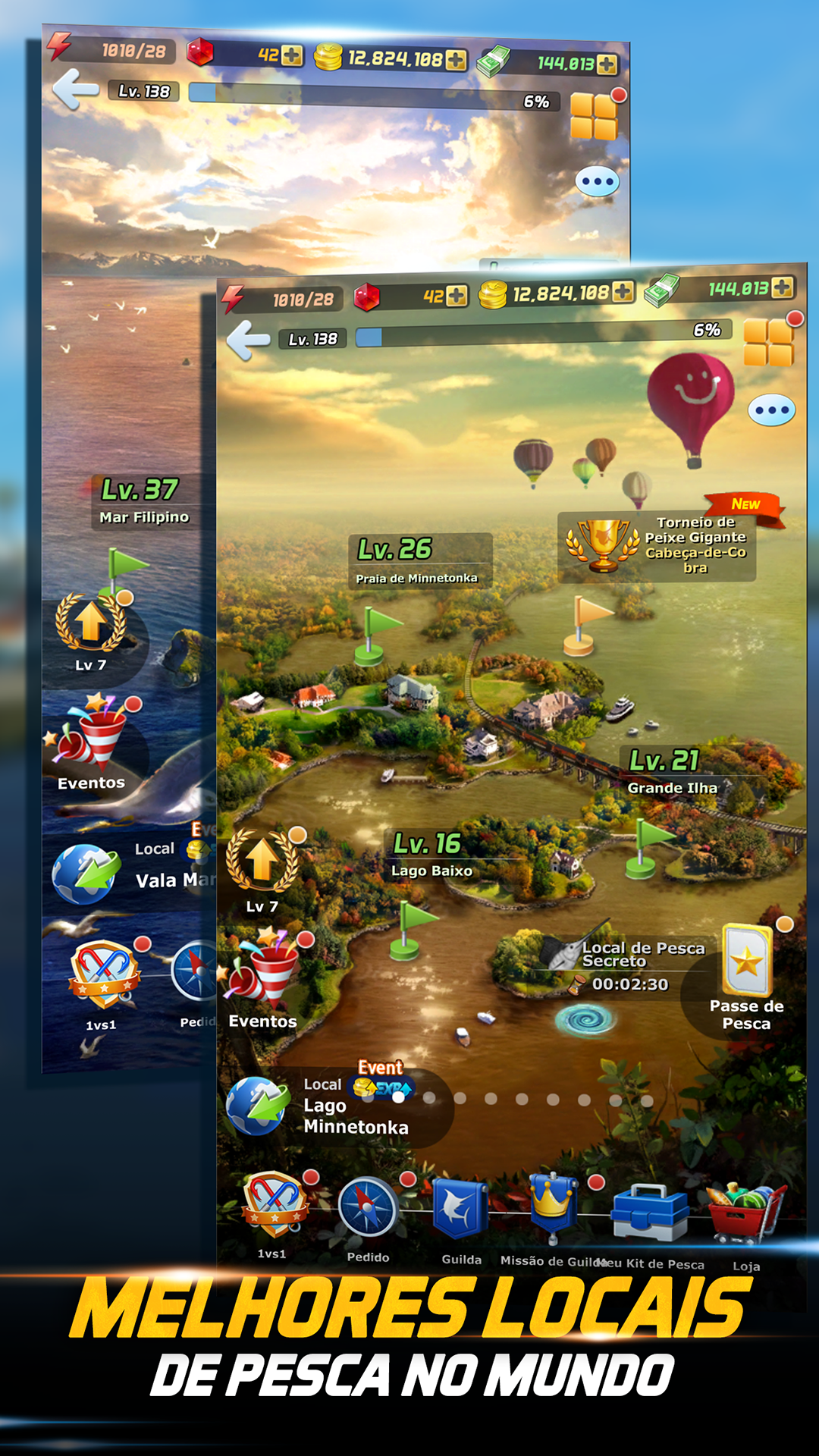 Captura de Tela do Jogo Ace Fishing: Wild Catch