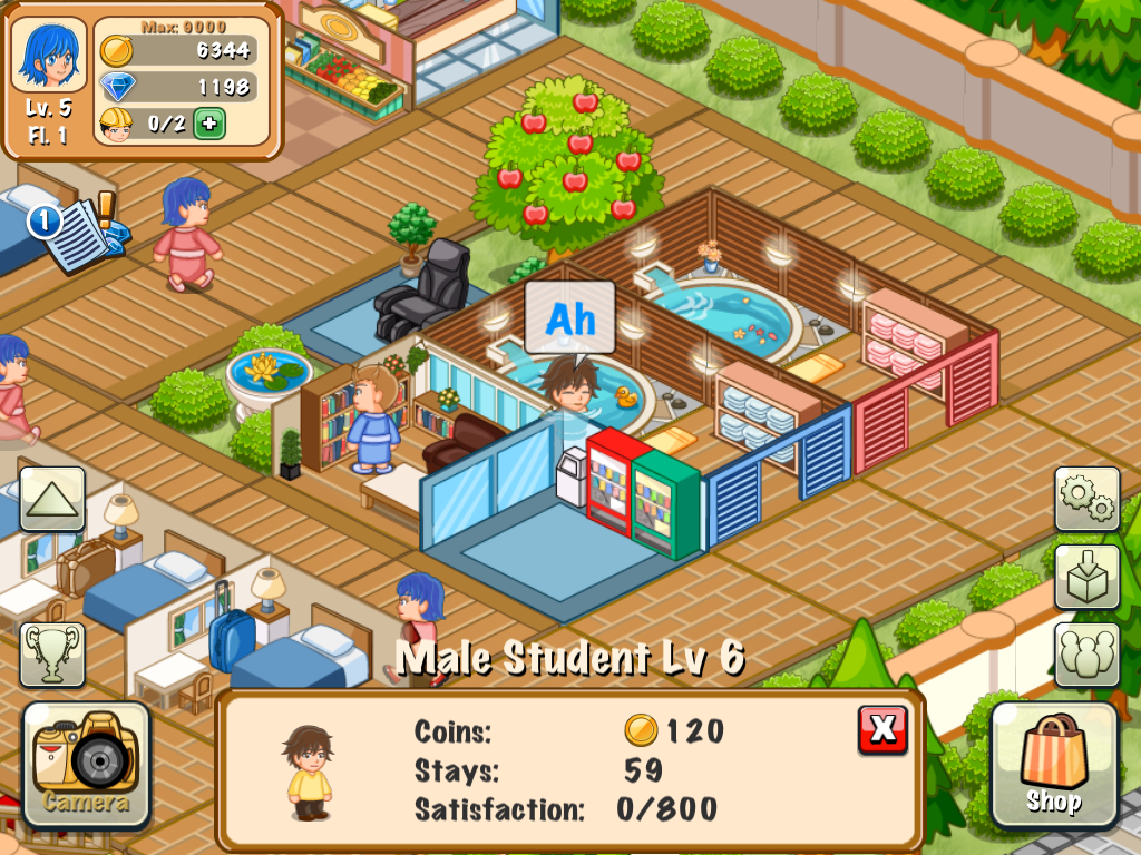 Cuplikan Layar Game Hotel Story: Resort Simulation
