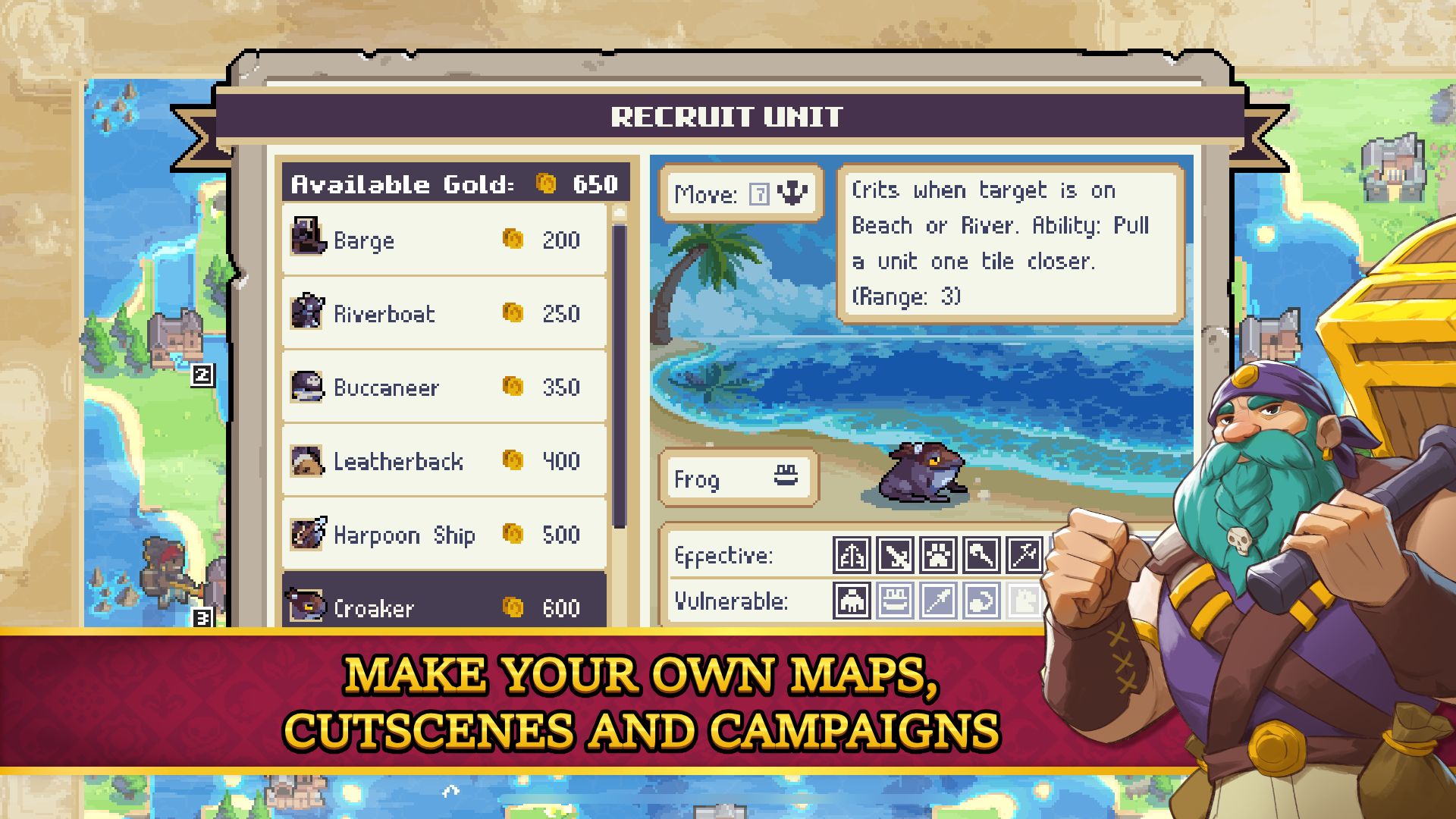 Wargroove 2: Pocket Edition Game Screenshot