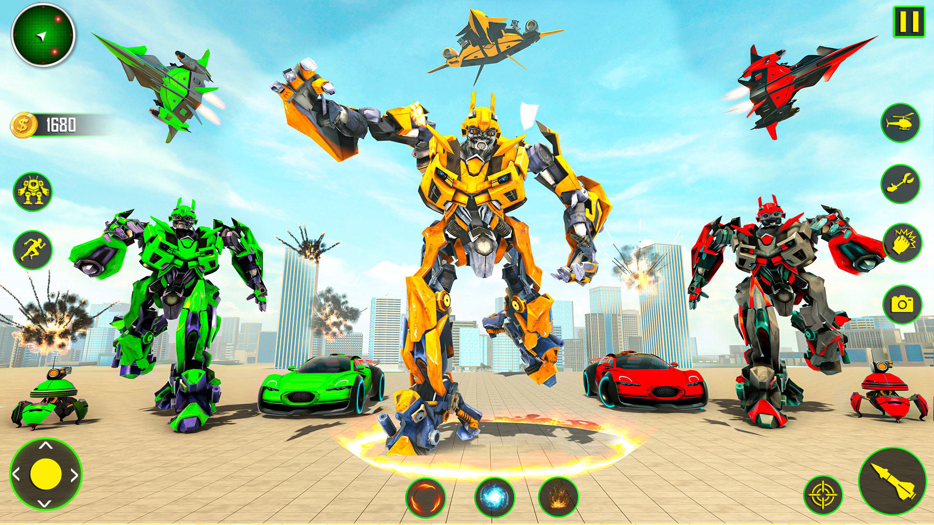 Air Robot Game - Flying Robot Game Screenshot