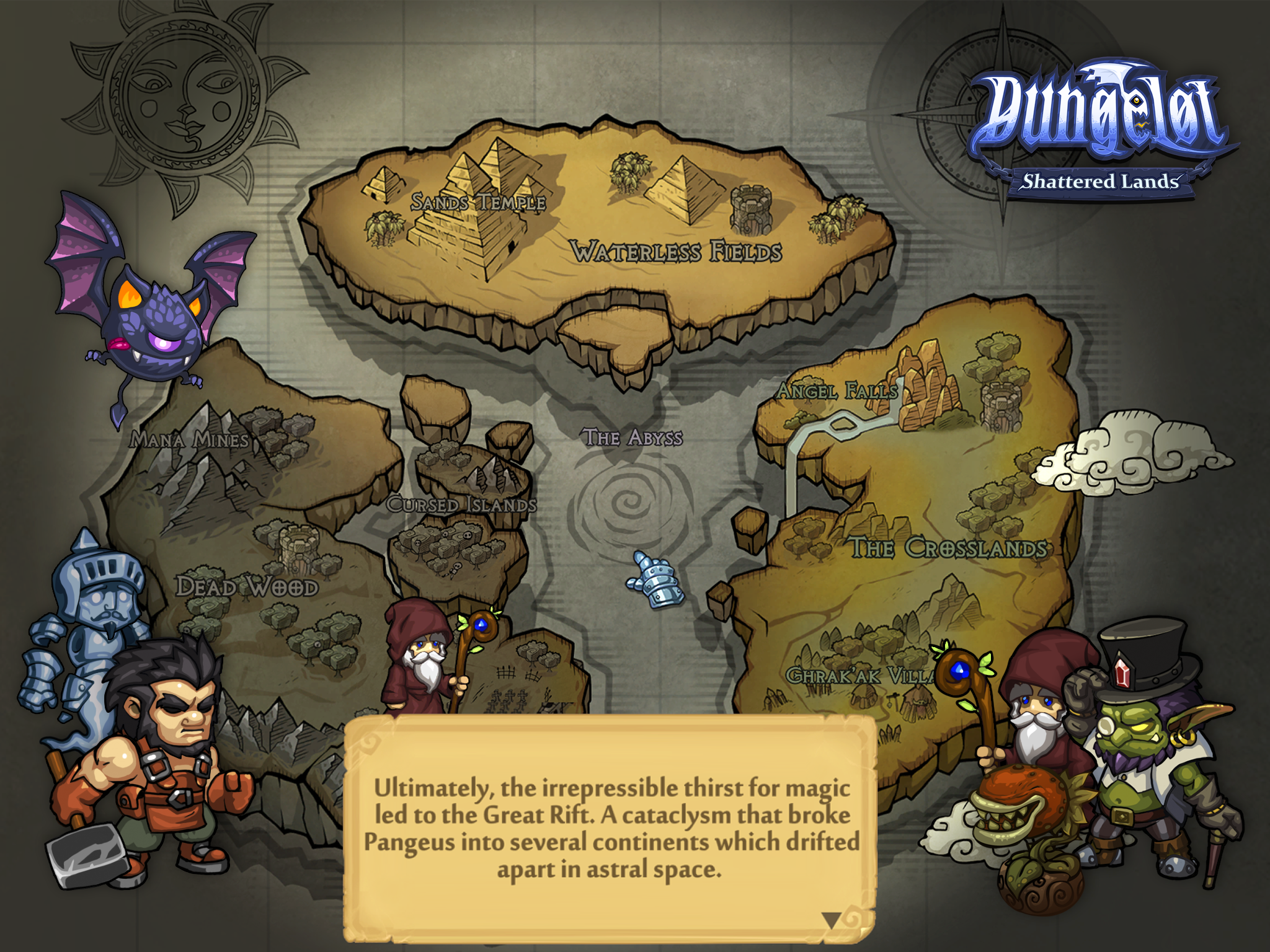 Dungelot Shattered Lands Game Screenshot
