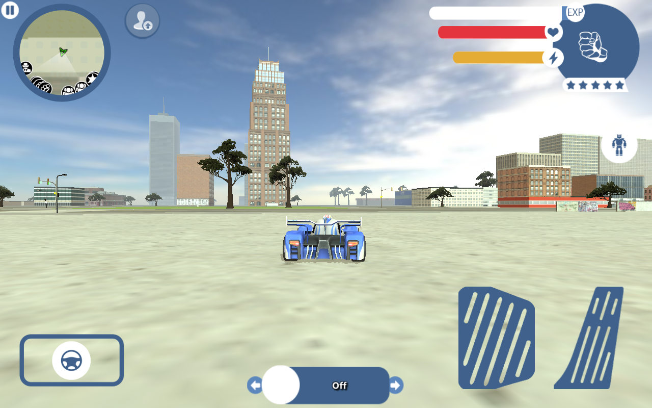 Supercar Robot screenshot game