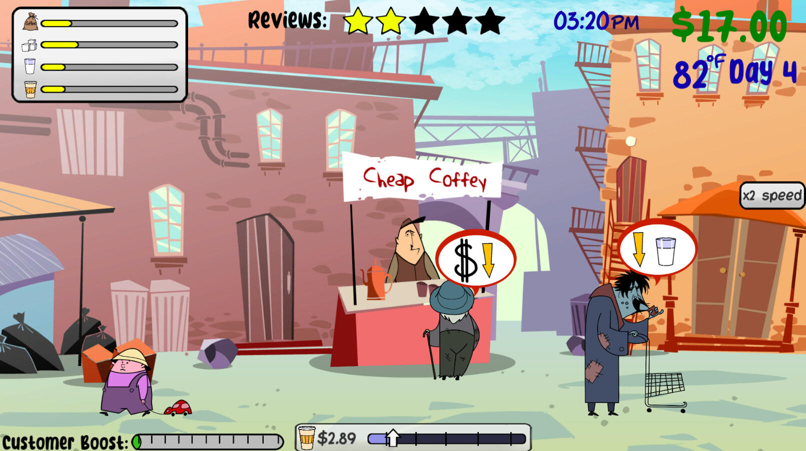 Sasha's Stupid Coffee Shop ภาพหน้าจอเกม
