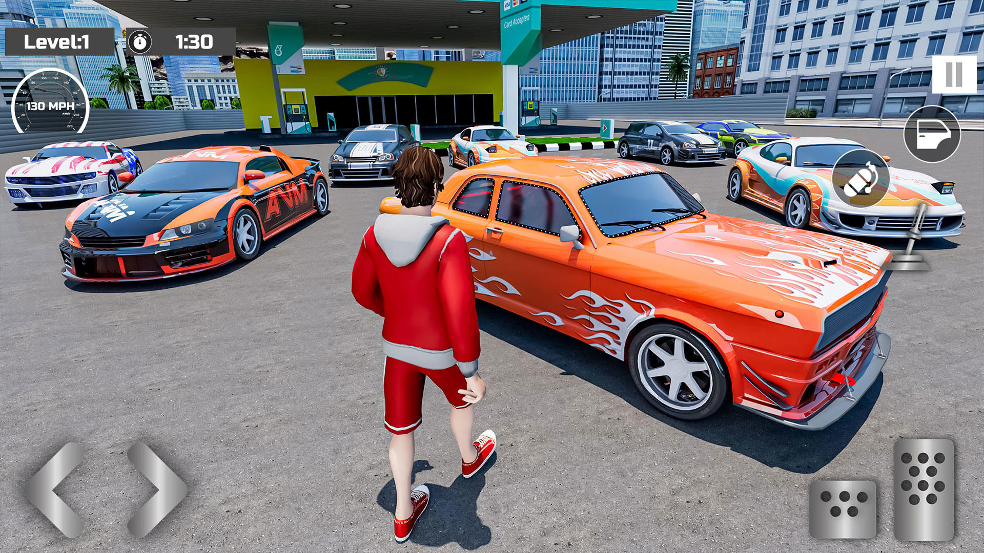 Captura de Tela do Jogo City Car Drift Racer 2024