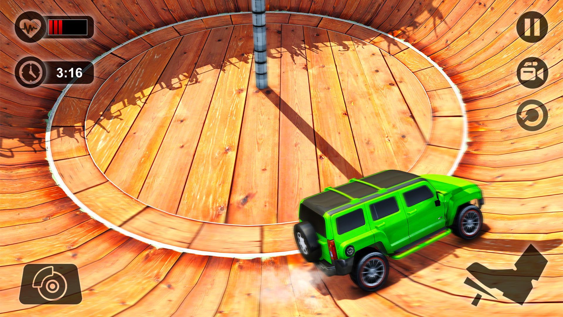 Well of Death Prado Stunt Ride Game Screenshot