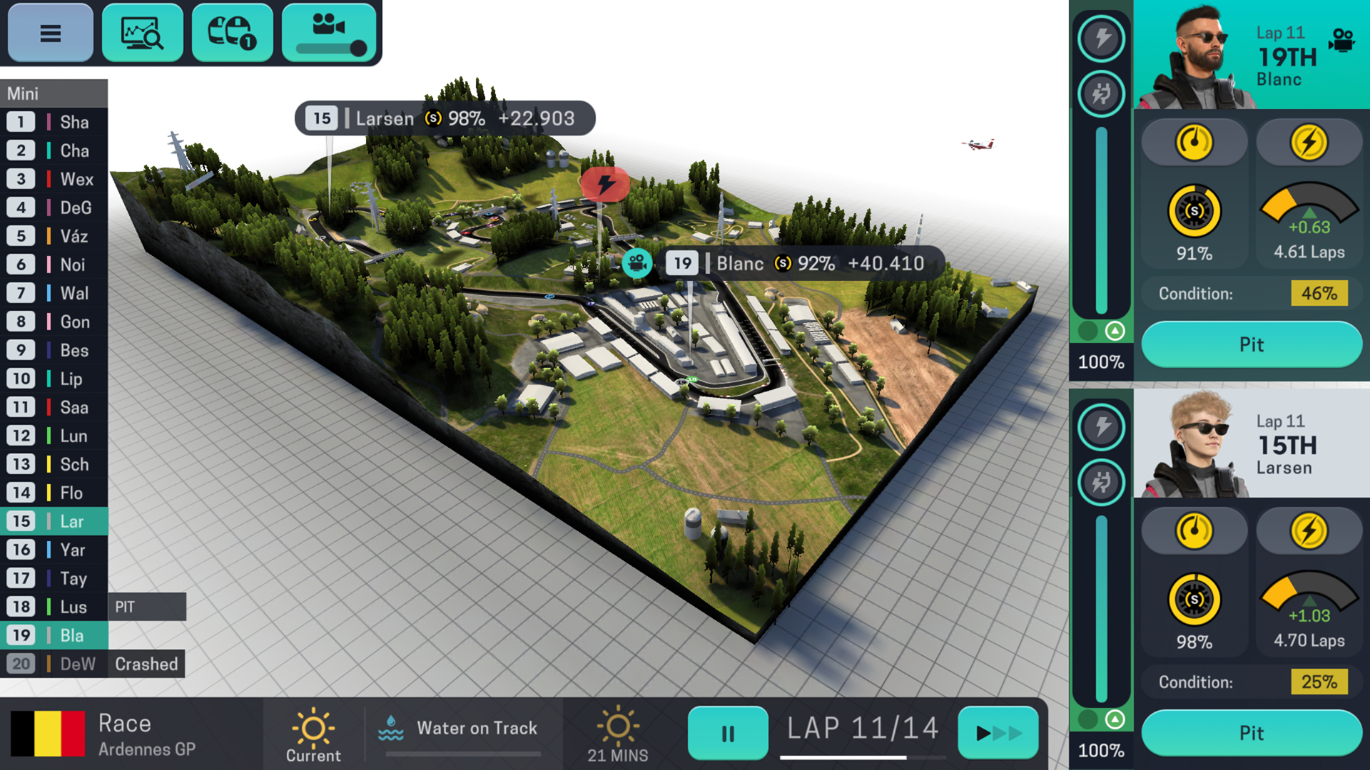Motorsport Manager Mobile 3 Game Screenshot