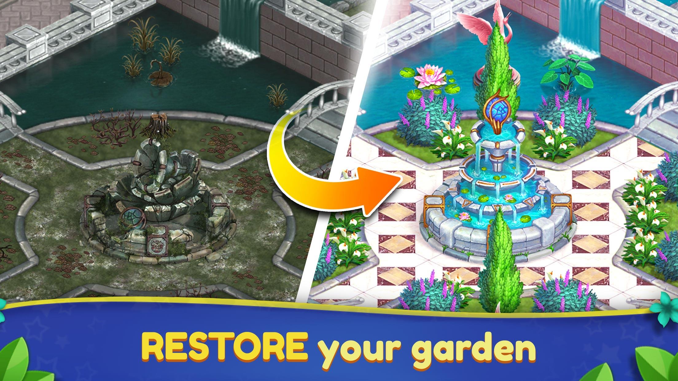 Royal Garden Tales - Match 3 Game Screenshot