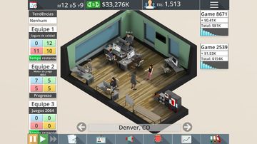 Captura de Tela do Jogo Game Studio Tycoon 3