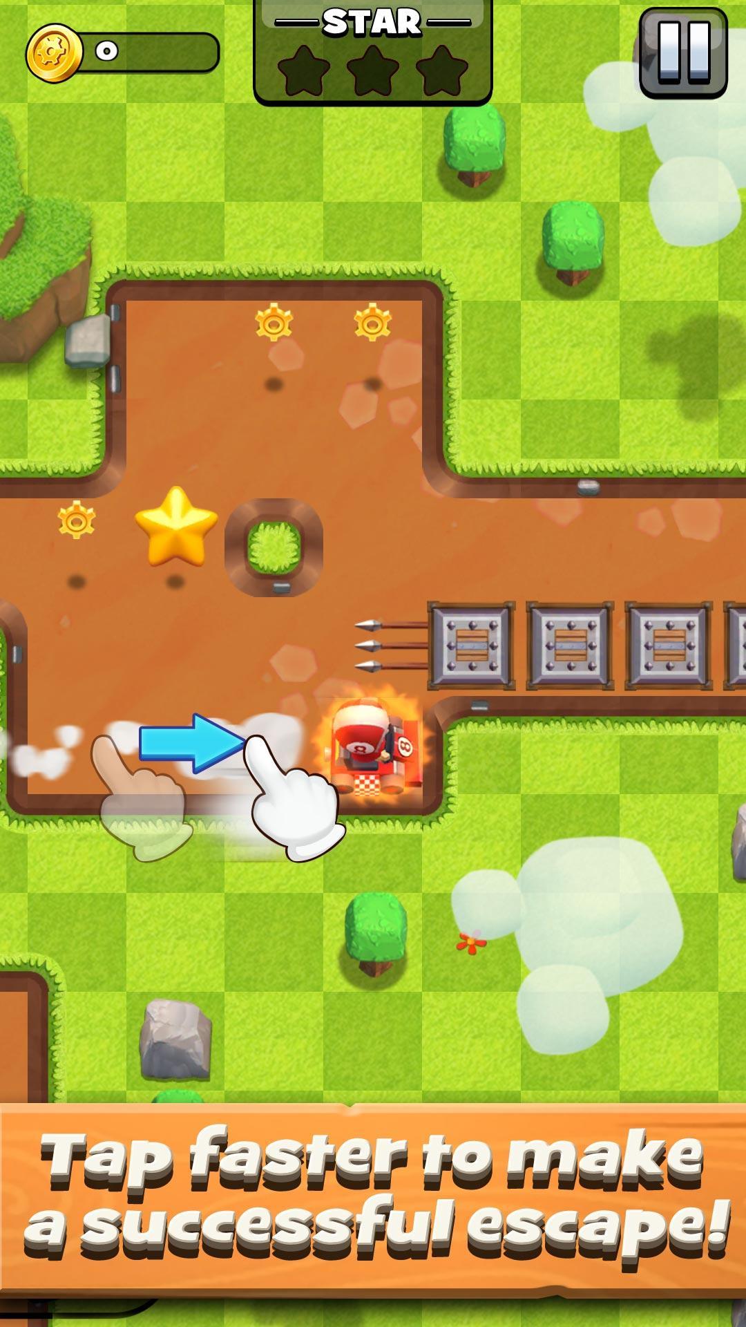 Crashing Escape Game Screenshot