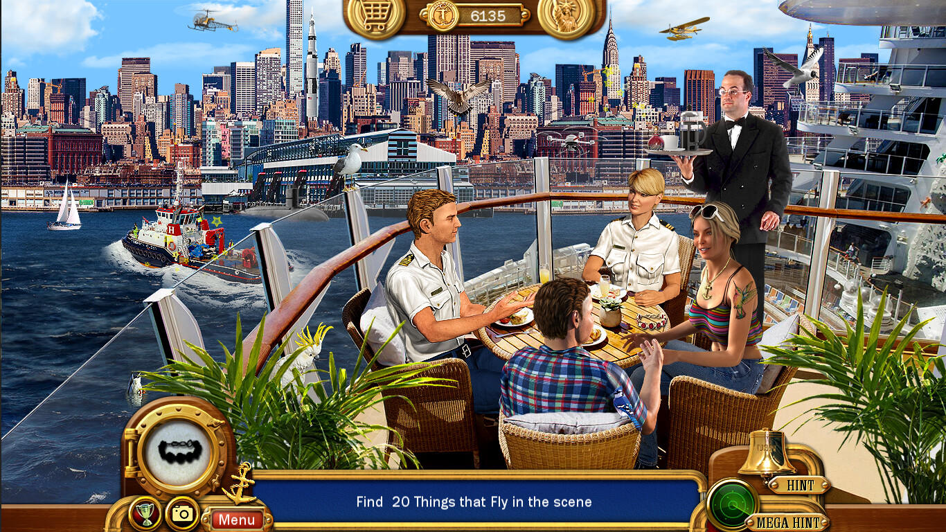 Cuplikan Layar Game Vacation Adventures: Cruise Director 8 Collectors Edition