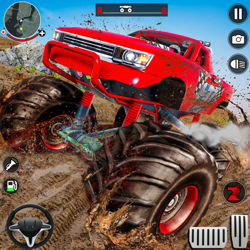 Offroad Racing Mud Truck Games ゲームのスクリーンショット