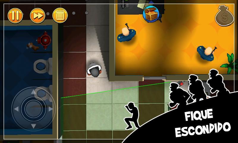 Captura de Tela do Jogo Robbery Bob - ladrão engraçado