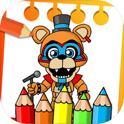five coloring freddy