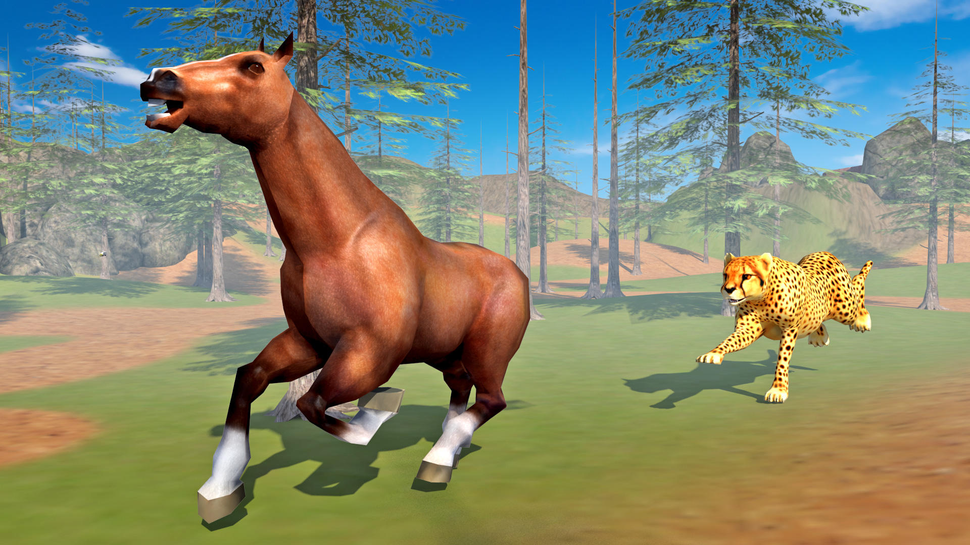 Wild Horse Simulator 3D 遊戲截圖