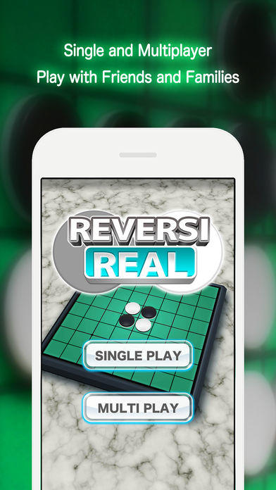 Reversi REAL - Multiplayer Board game Game Screenshot