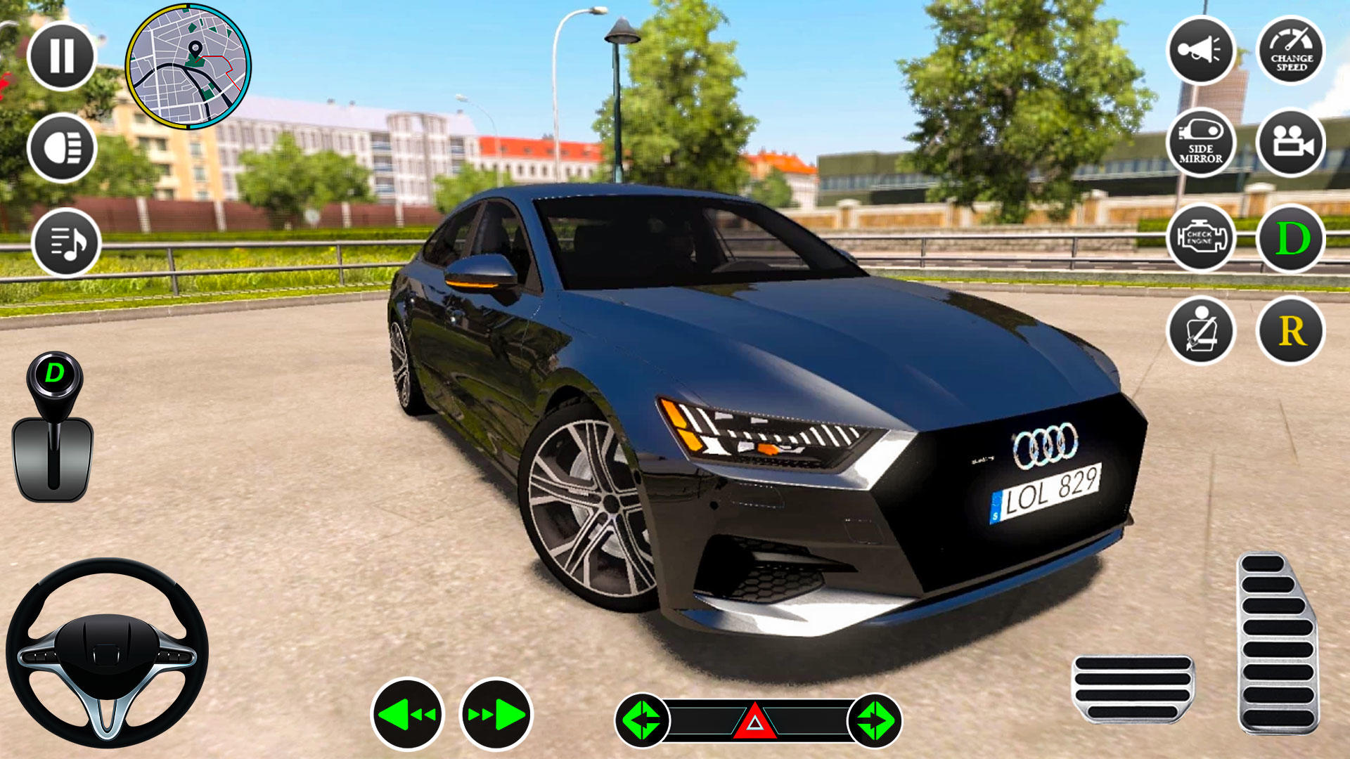 Cuplikan Layar Game Car Driving 3D Driving School