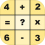 Icon of Math Cross - Number Puzzle