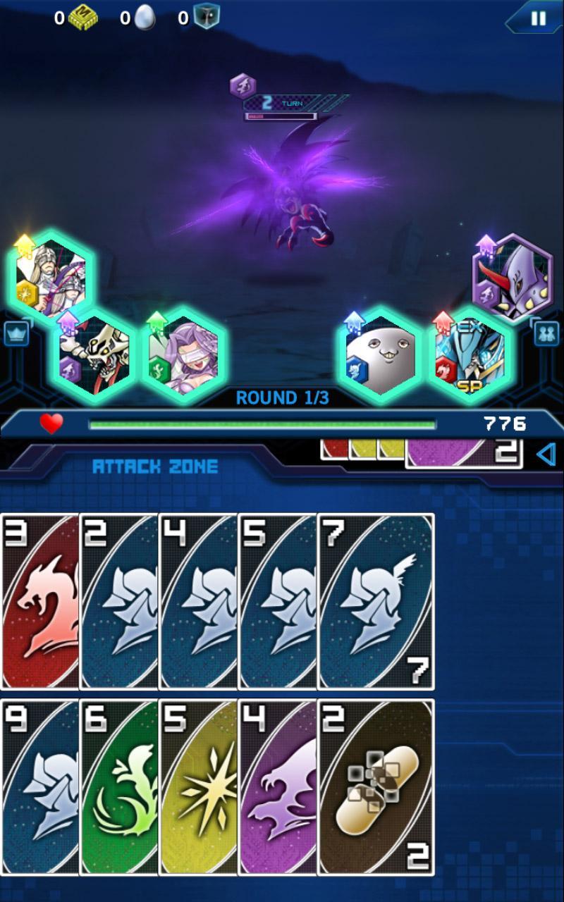 Digimon Heroes! Game Screenshot